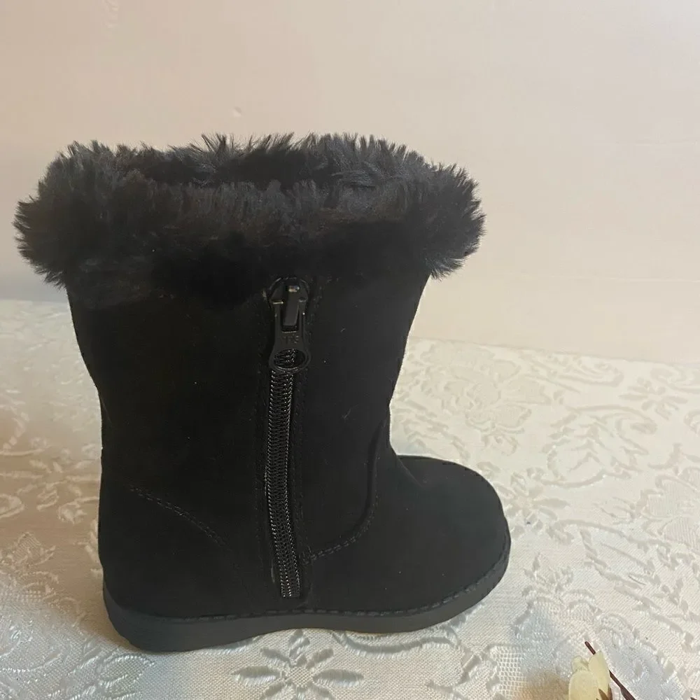 💥Cat & Jack Girls Georgeina faux suede  Boots Sizes : Various